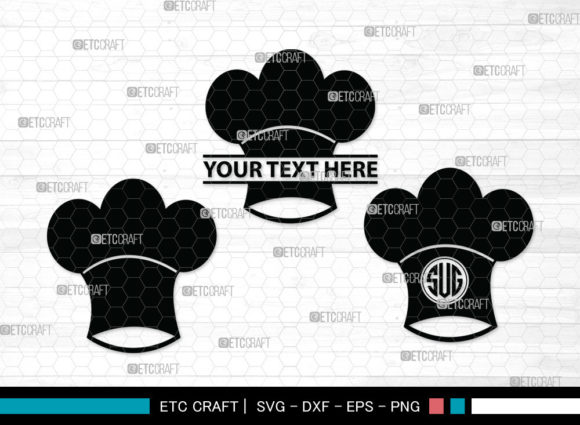 Download Chef Hat Monogram | Chef Svg | Cook  SVG - Chef svg Collection