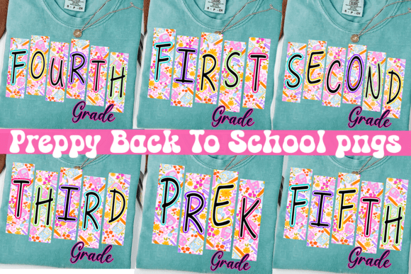 Download Preppy Back to School Grade PNG Bundle - Back to school Collection