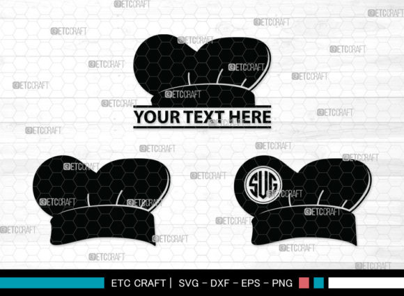 Download Chef Hat Monogram  | Chef Svg | Cook SVG - Chef svg Collection