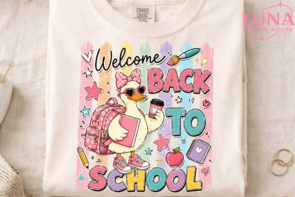 Download Welcome Back to School Duck PNG Clipart - Back to school Collection