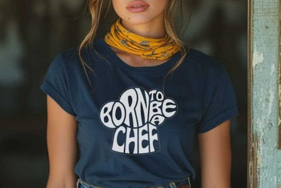 Download Born to Be a Chef Svg Cut, Lettering - Chef svg Collection