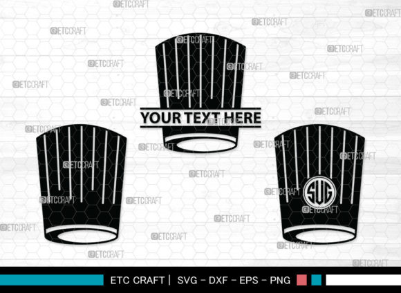 Download Chef Hat Monogram  | Chef Svg | Cook SVG - Chef svg Collection