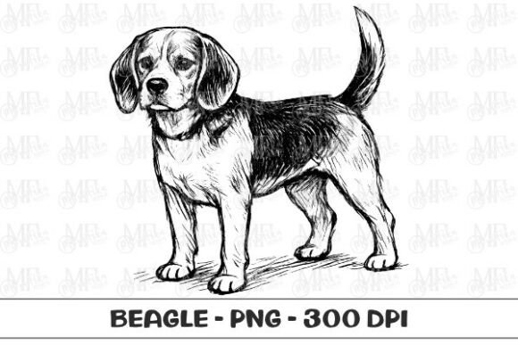 Download Beagle Dog Sketch PNG - Beagle dog Collection