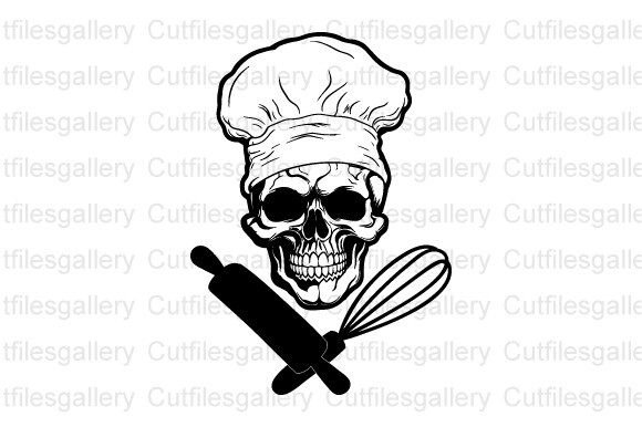 Download Chef Skull SVG, Master Chef SVG - Chef svg Collection